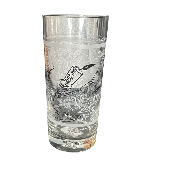 Disney Parks Beauty And The Beast Be Our Guest Lumiere Glass - Picture 1 of 2